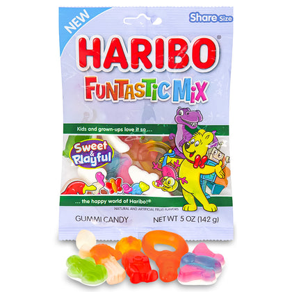 Haribo Funtastic Mix Gummy Candy - 5oz | Candy Funhouse – Candy Funhouse CA