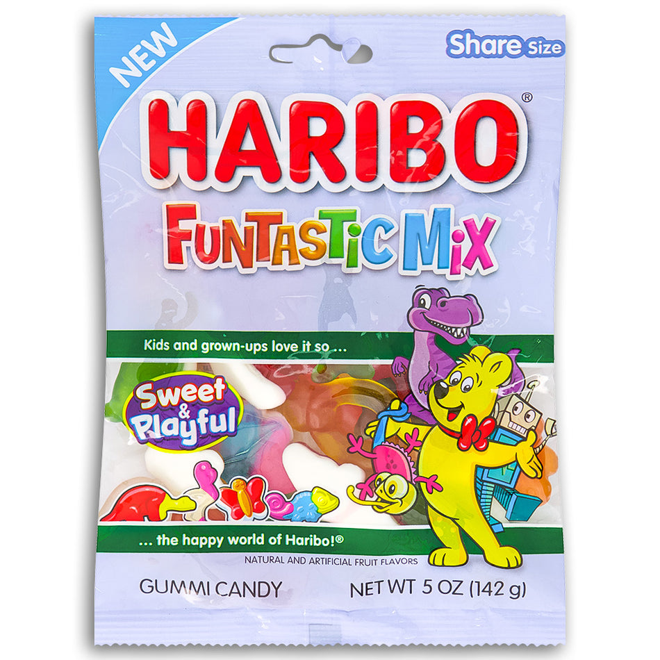 Haribo Funtastic Mix  Gummy Candy 142g Front