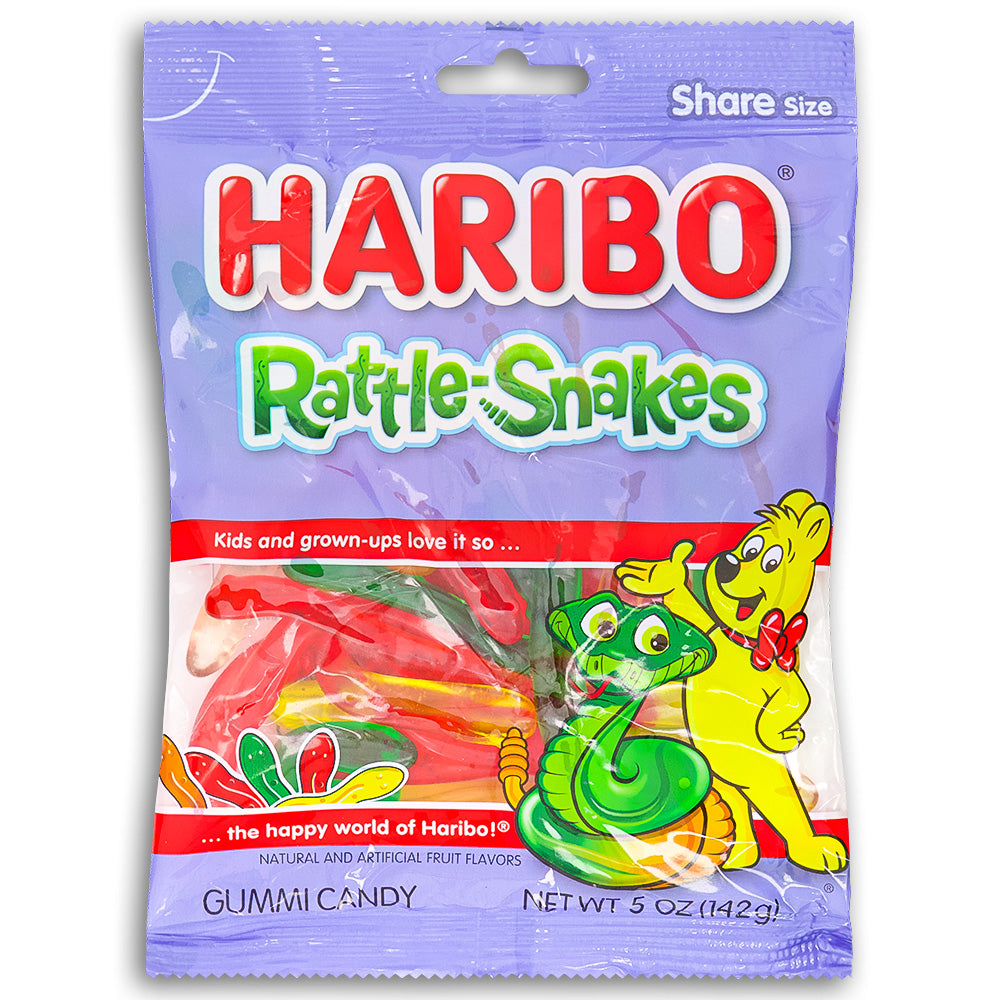 Haribo Rattle-Snakes 5oz Front