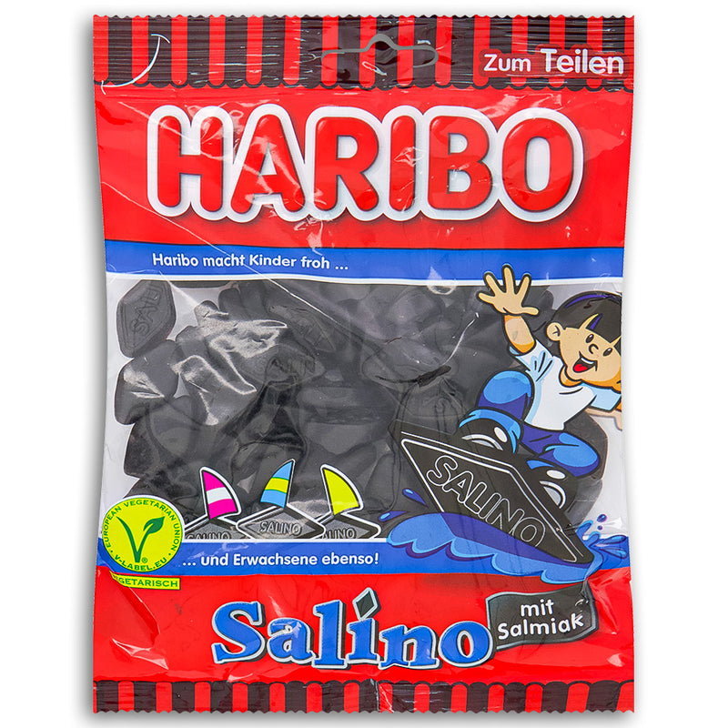 Haribo Salinos Salted Licorice Candies 200g Front