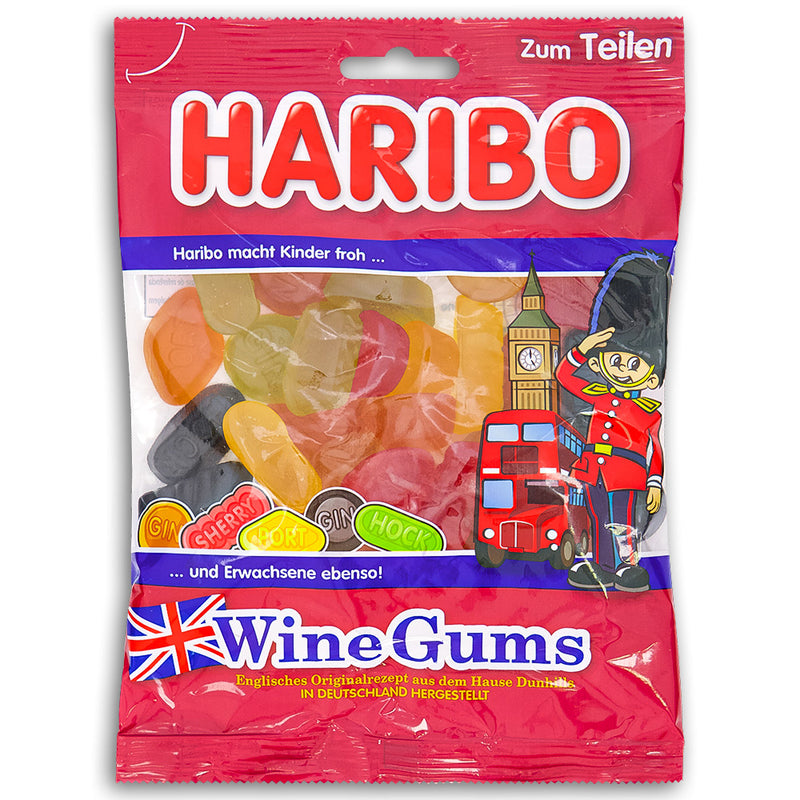 Haribo Wine Gums 200 g Front
