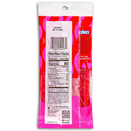 Twizzlers Pull-N-Peel Cherry Candy 6.1oz Back