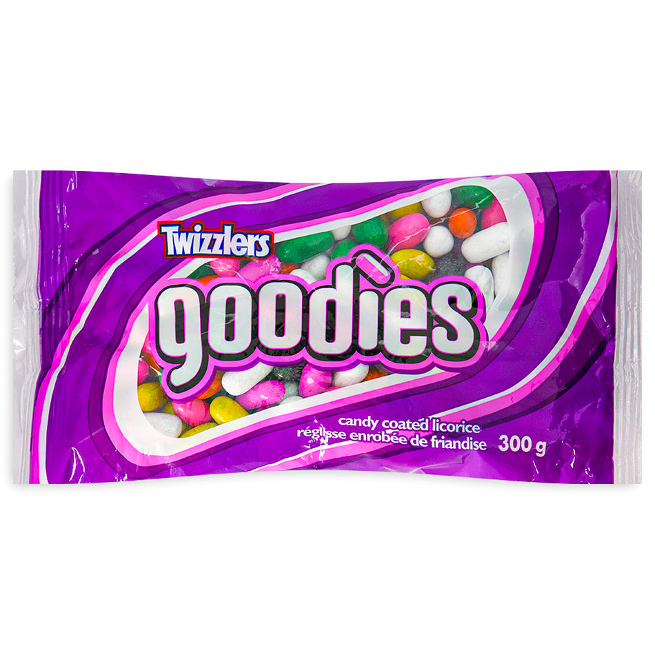 Twizzlers Goodies Candy Coated Licorice 300g Front