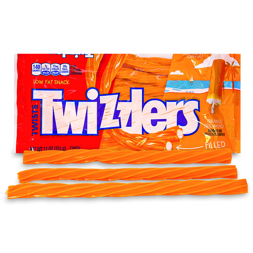 Twizzlers Orange Cream Pop 11oz