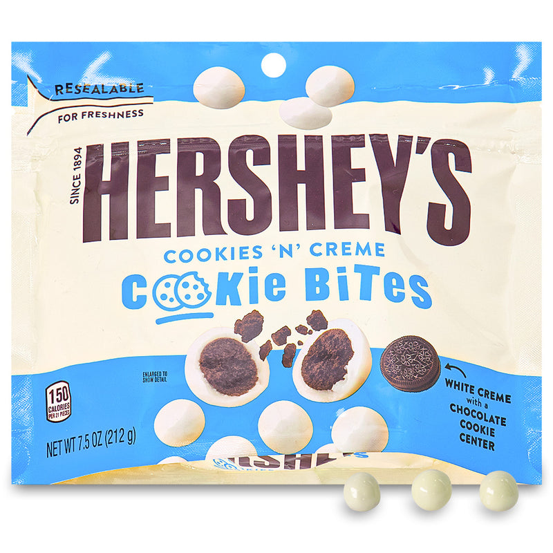 Hershey's Cookies 'n' Creme Cookie Bites Pouch 7.5oz