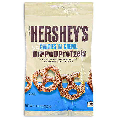 Hershey's Cookies 'n' Creme Dipped Pretzels Front