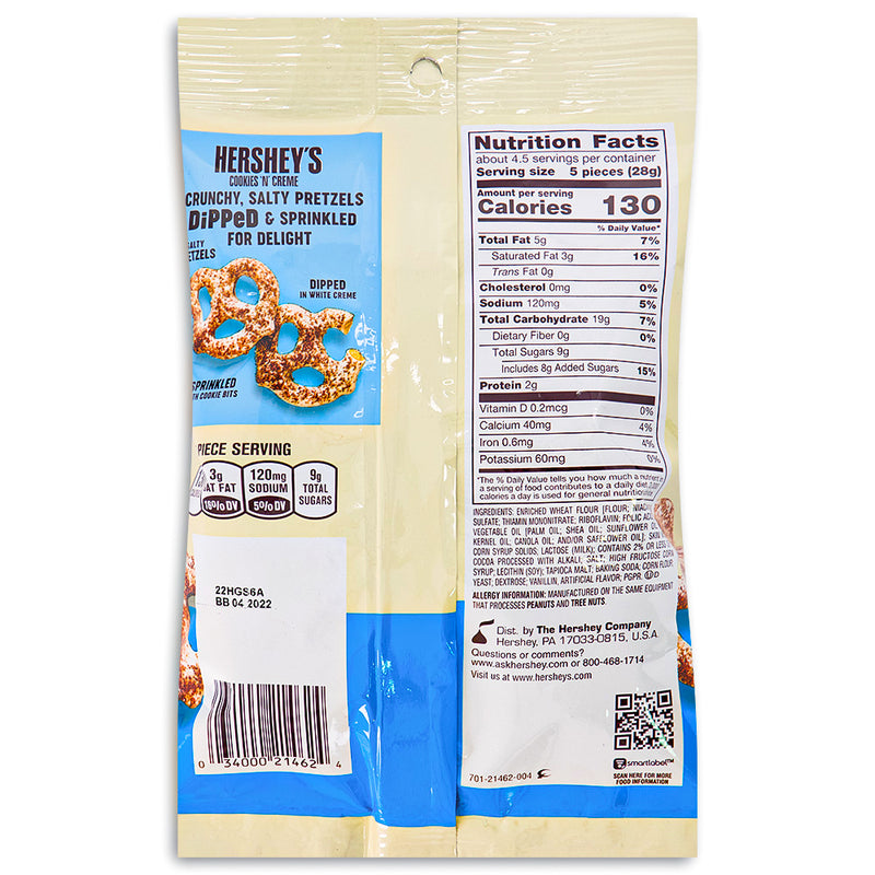 Hershey's Cookies 'n' Creme Dipped Pretzels Back