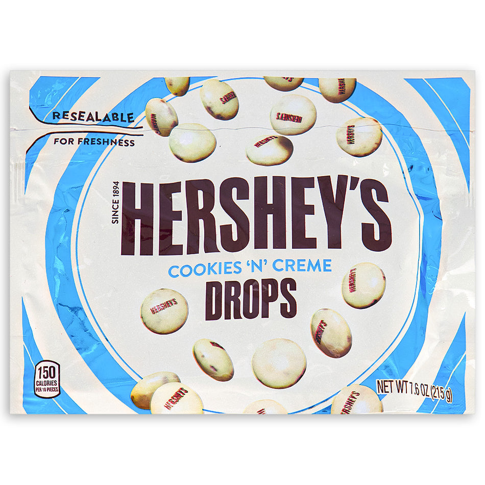 Hershey's Drops Cookies & Creme 7.6oz Front