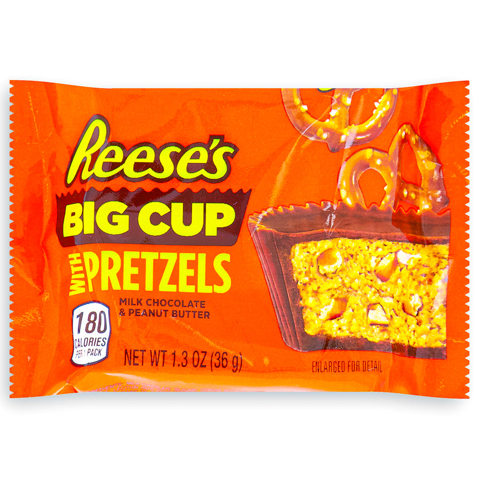 Reeses Big Cup Stuffed with Pretzel 1.3oz Front
