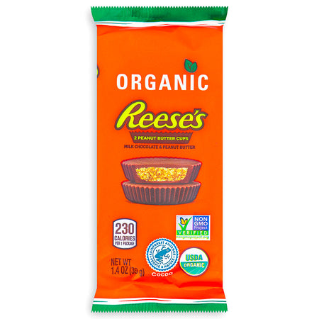 Reese's Organic Milk Chocolate Peanut Butter front