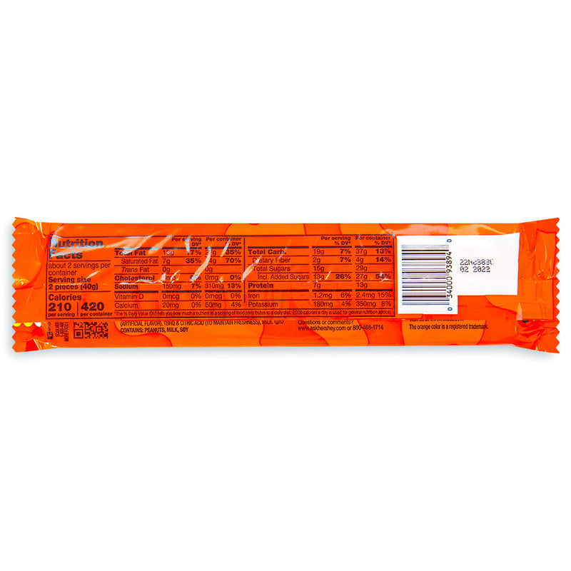 Reese's ULTIMATE Peanut Butter Lovers King Size Cups 2.8oz Back