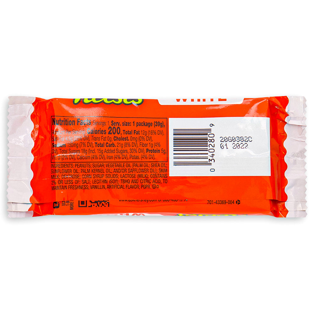 Reese's White Peanut Butter Cups 39g Back
