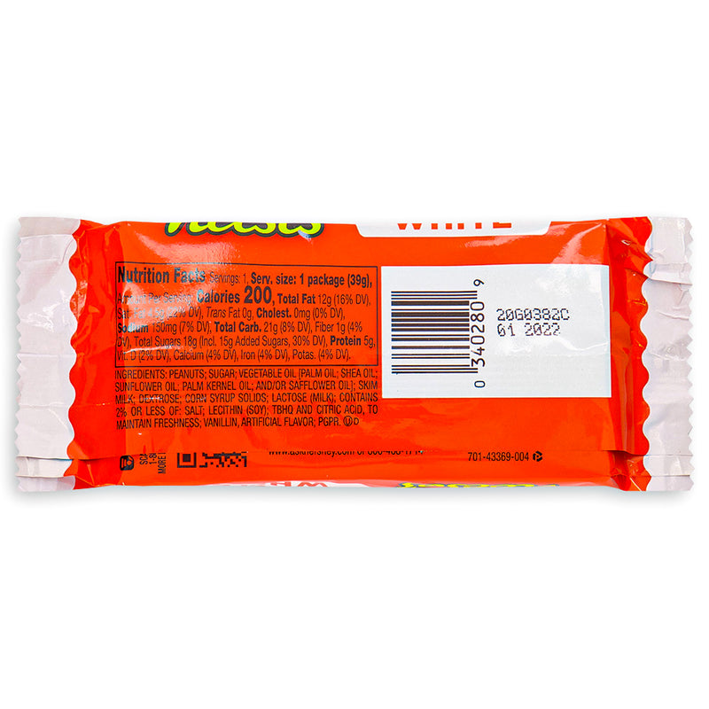 Reese's White Peanut Butter Cups 39g Back