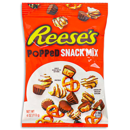 Reese's Popped Snack Mix 4oz Front