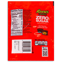 Reese's Zero Sugar Miniature Cups 5.1oz Back