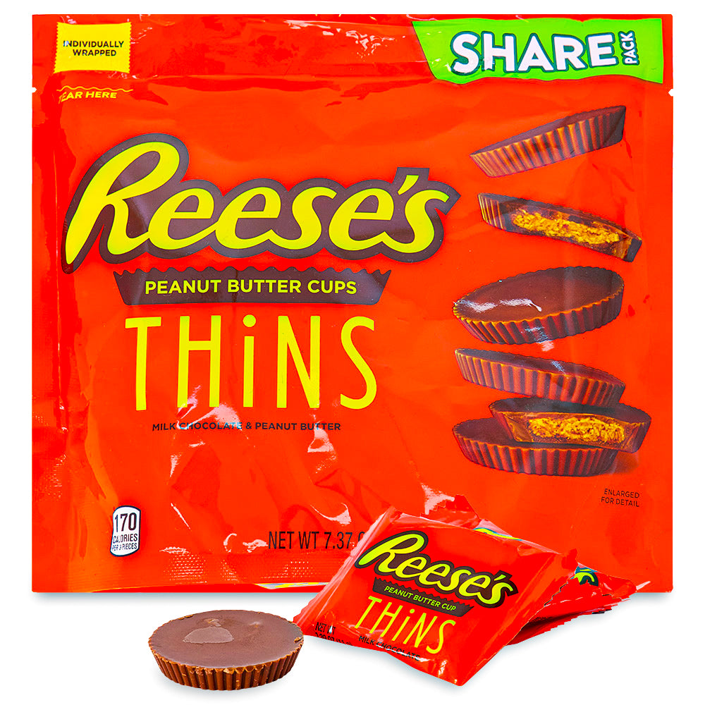 Reese's Thins Milk Chocolate Peanut Butter Cups 7.37oz