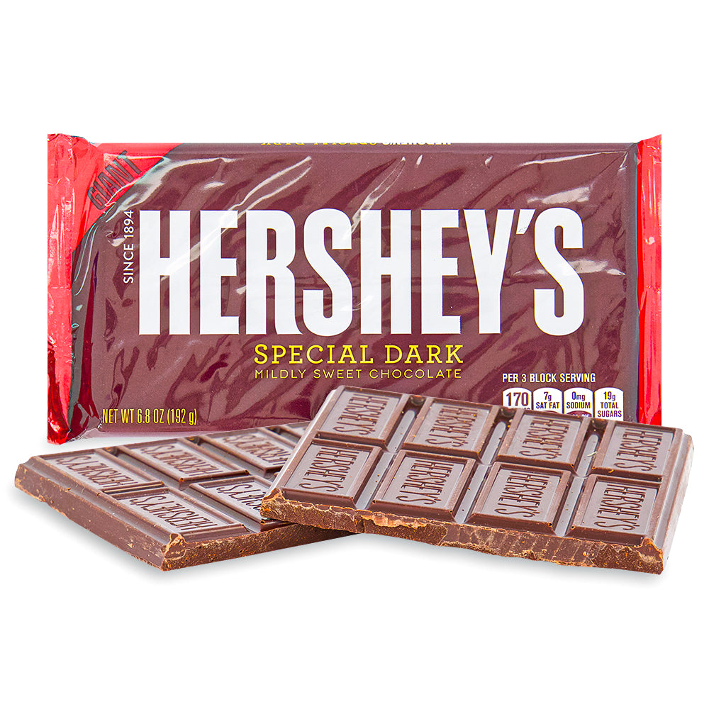 Hershey's Special Dark Giant Bar 192g American Chocolate Bar