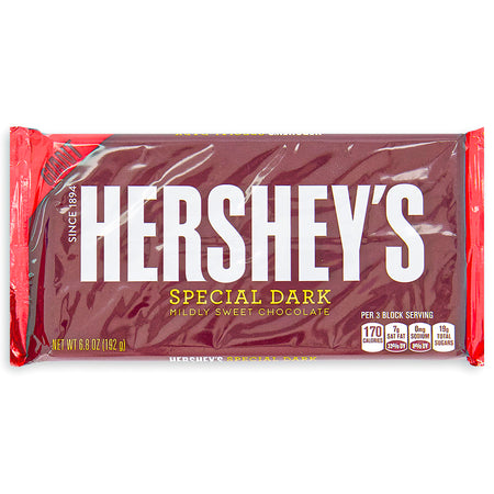 Hershey's Special Dark Giant Bar 192g American Chocolate Bar Front