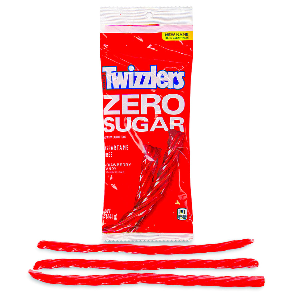 Twizzlers Strawberry Twists Sugar Free Candy 141 g Front
