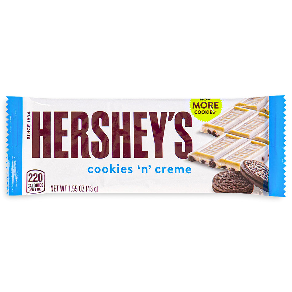 Hershey's Cookies 'N' Creme 1.55oz Front