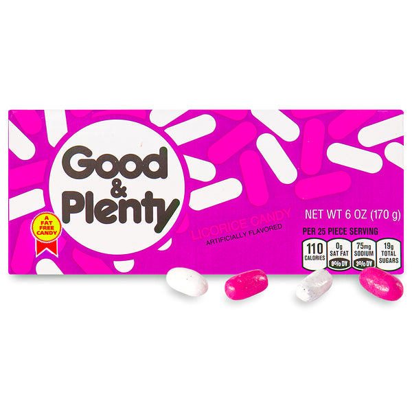 Good & Plenty Candy Theatre Pack - 6oz
