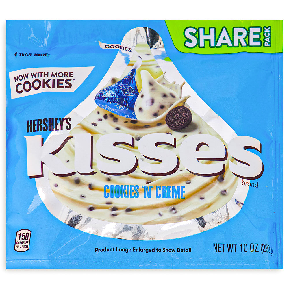 Hershey's Kisses Cookies 'N' Creme 10oz Front