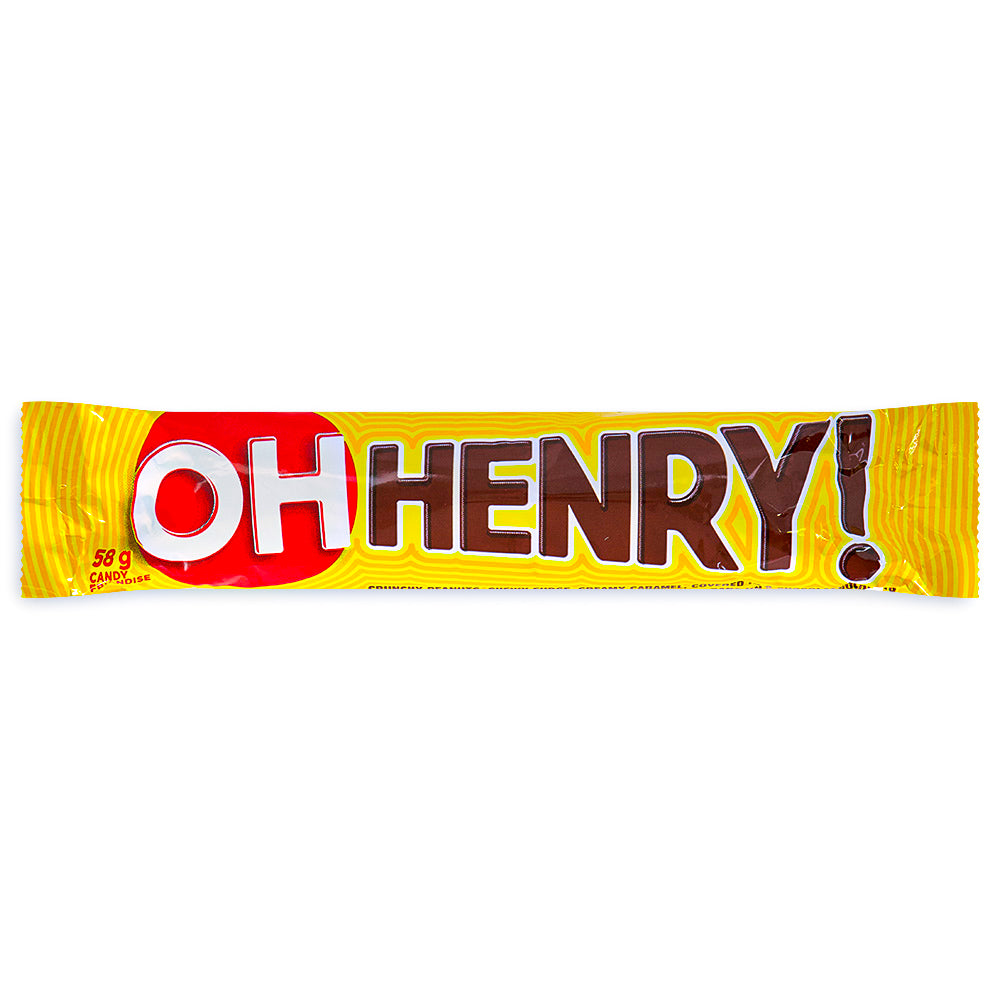 Oh Henry Candy Bar 62.5g Front Canadian Candy Hershey Canada