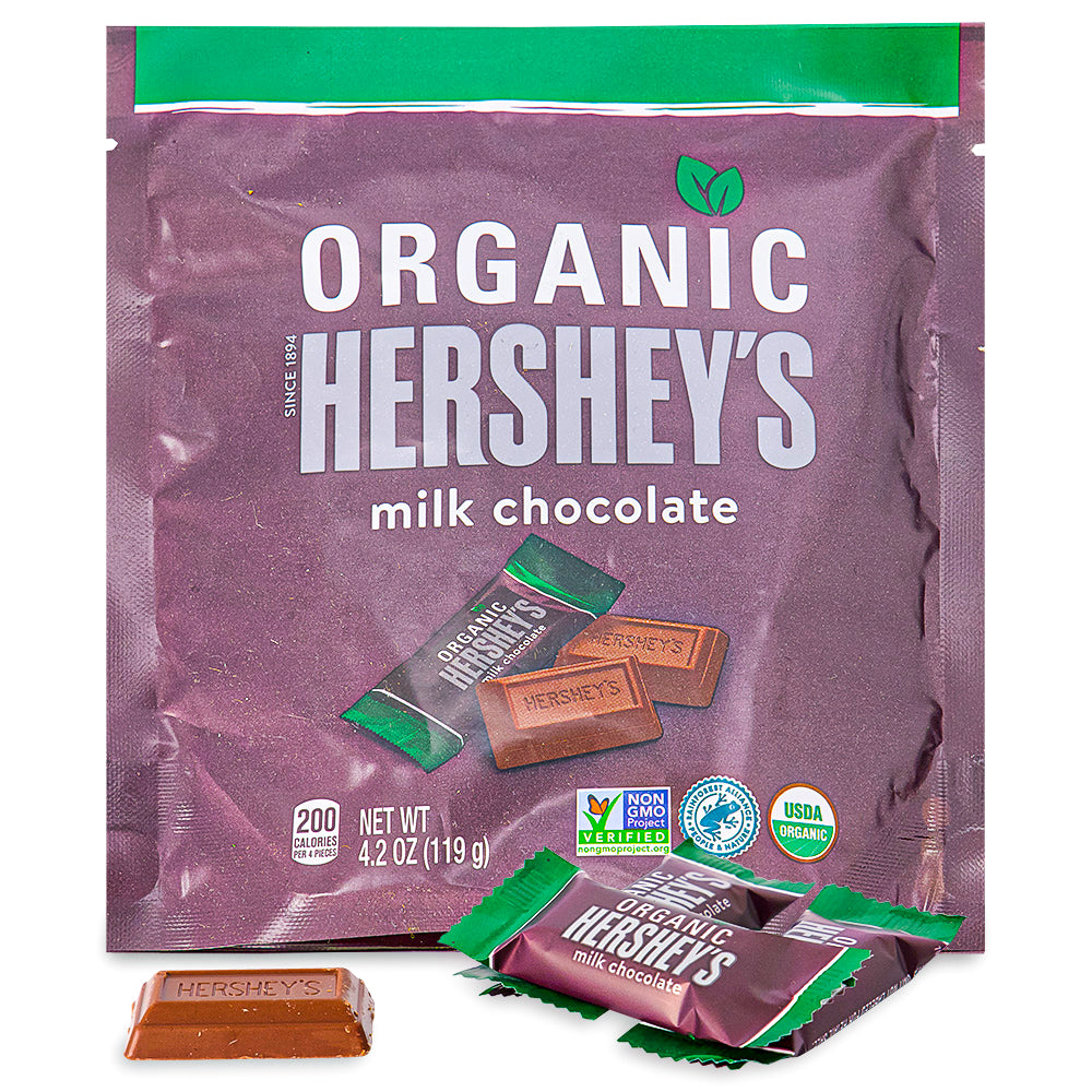 Hershey's Organic Milk Chocolate Stand-Up Bag 119 g