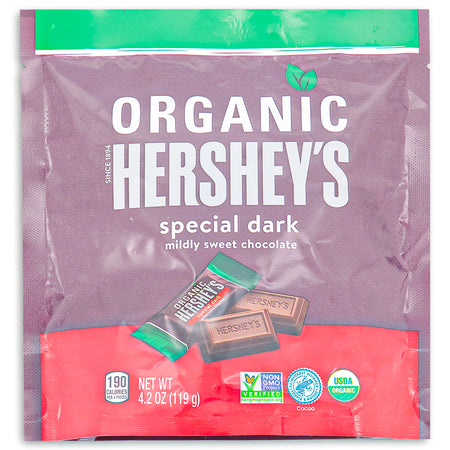 Hershey's Organic Special Dark Mildly Sweet Chocolate Front