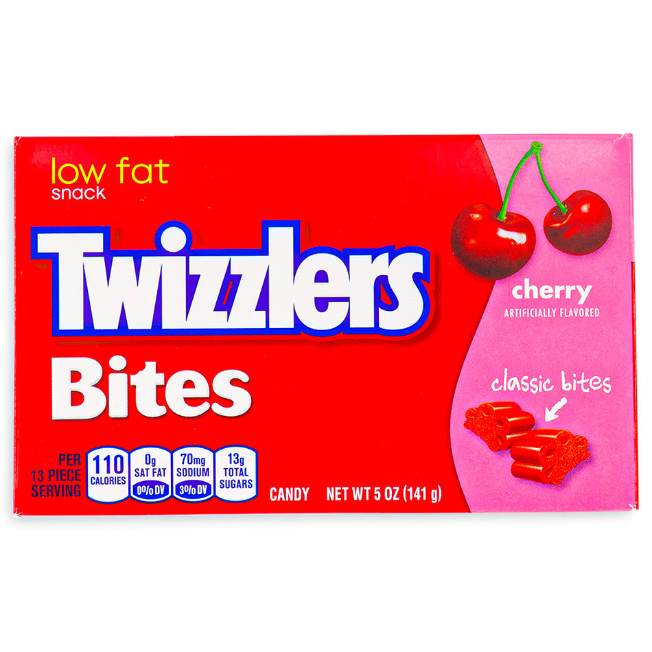 Twizzlers Bites Cherry Theater Pack 5oz Front