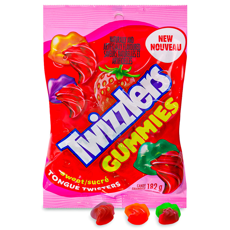 Twizzlers Gummies Sweet Tongue Twisters 182g