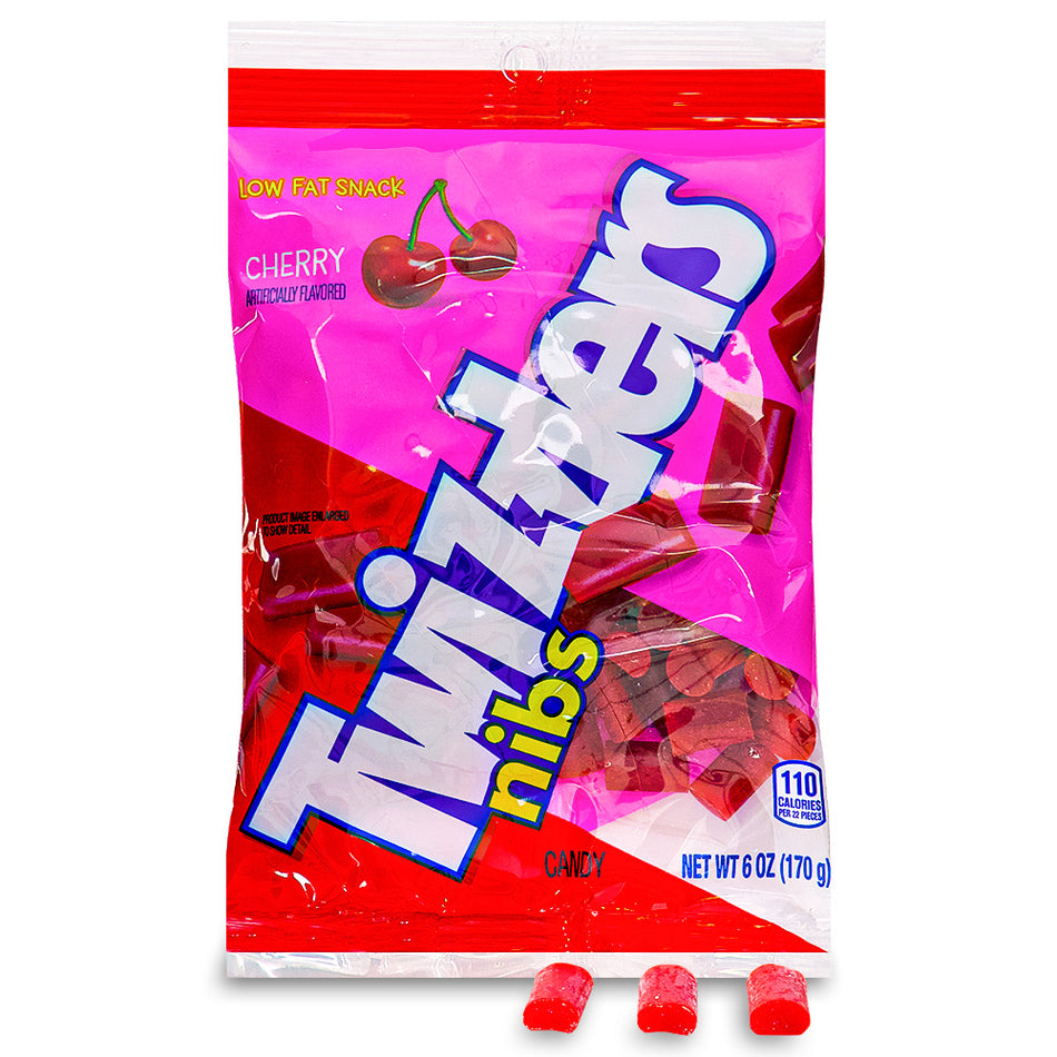Twizzlers Nibs Cherry Licorice Candy 6oz