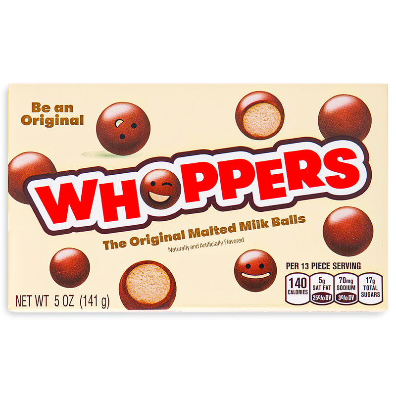 Whoppers Malted Milk Balls Theater Pack 5oz Front