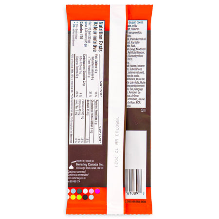 Hershey's with Reese's Pieces chocolate Bar 105 g Back