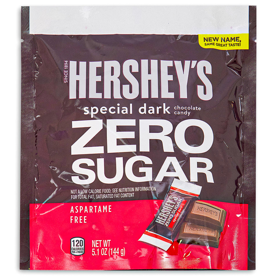 Hershey's Zero Sugar Special Dark Pouch 5.1oz Front
