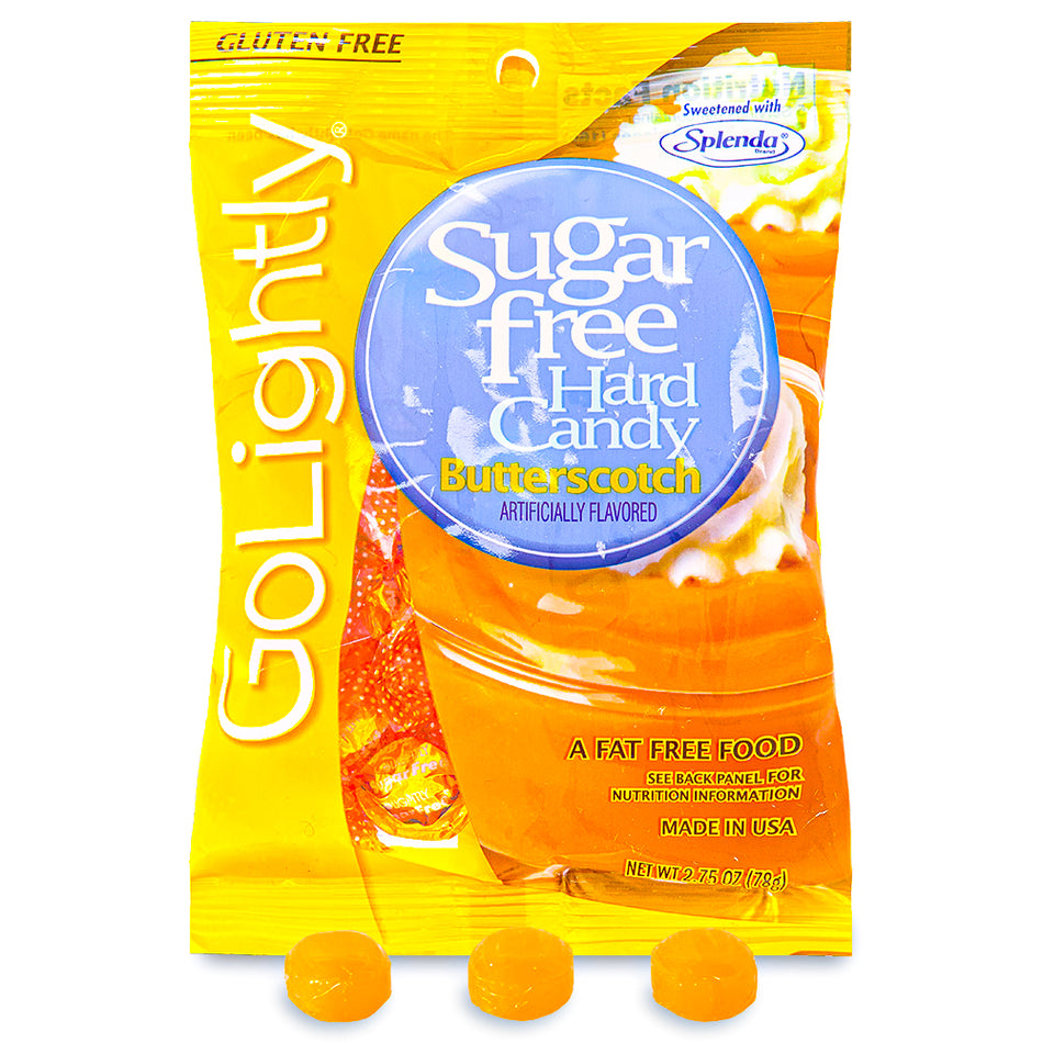 GoLightly Sugar Free Butterscotch Hard Candy 2.75oz
