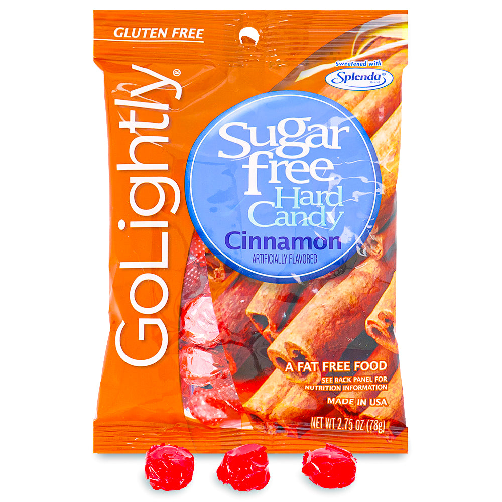 GoLightly Sugar Free Cinnamon Hard Candy 2.75oz