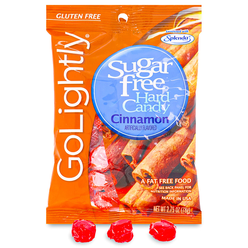 GoLightly Sugar Free Cinnamon Hard Candy 2.75oz