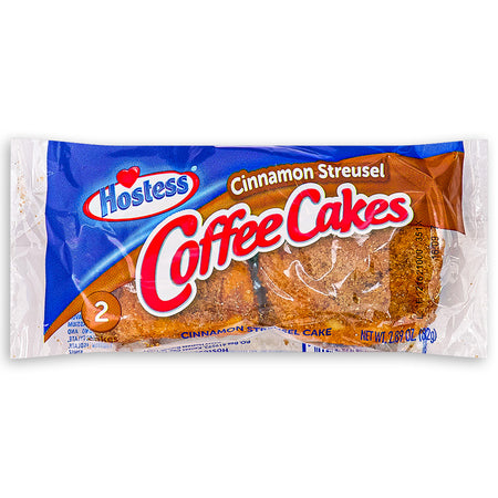Hostess Coffee Cakes Cinnamon Streusel Cake 2 Pack 82g Front