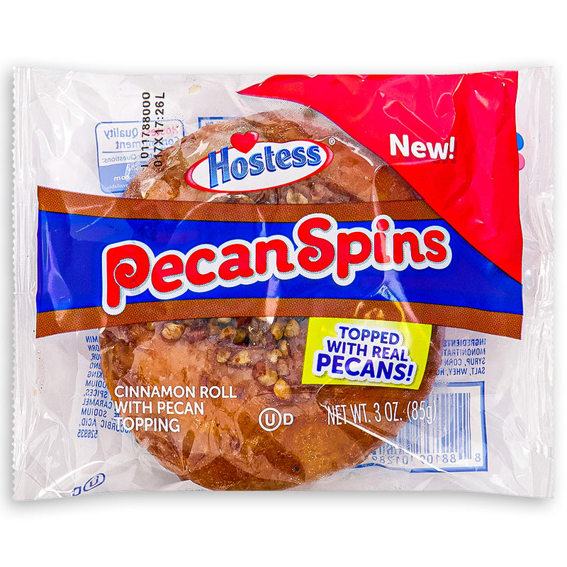 Hostess Pecan Spins 3oz Front