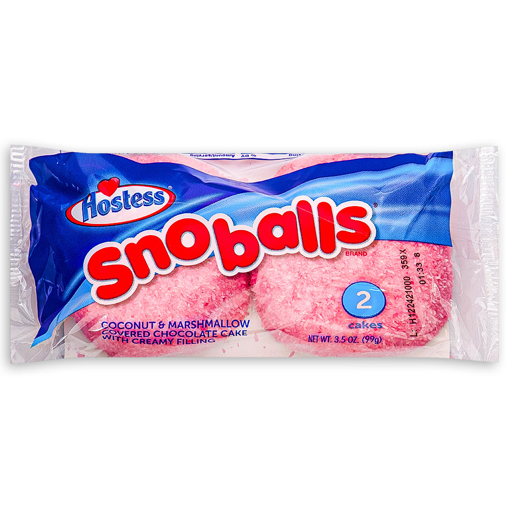 Hostess Snoballs 2 Pack 99g Front