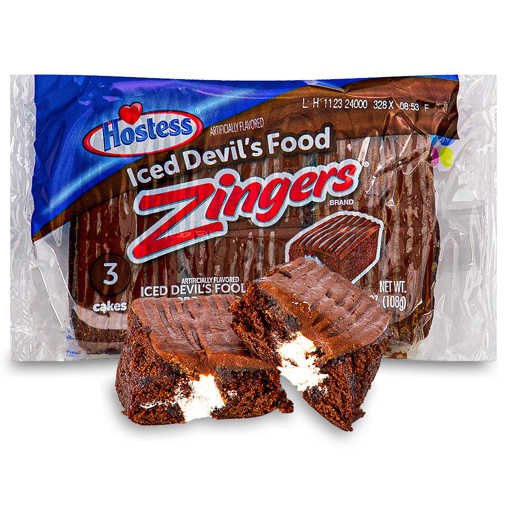 Hostess Zingers Iced Devil's Food 3 Pack 3.81oz