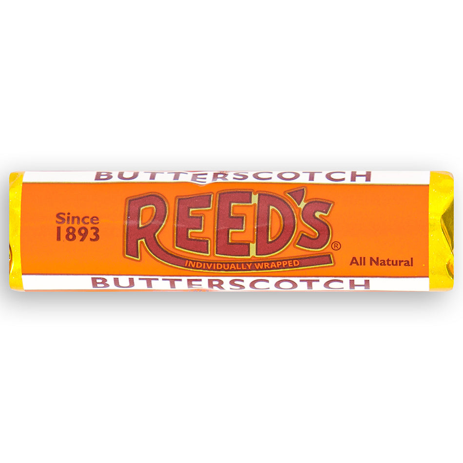 Reed's Candy Rolls Butterscotch Front