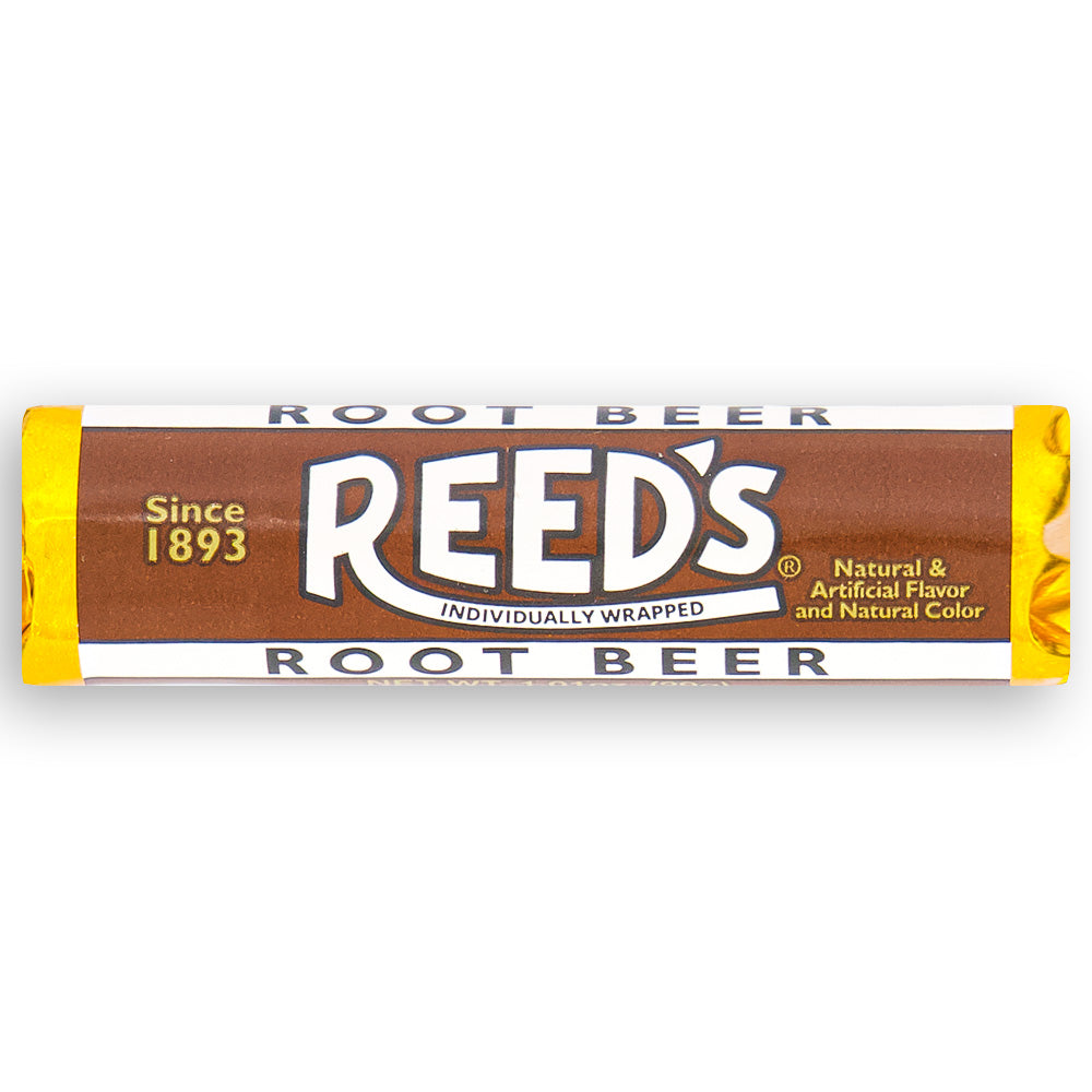 Reed's Candy Rolls Root Beer Front
