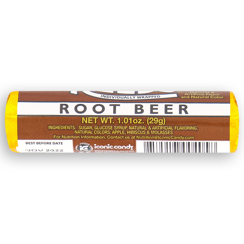 Reed's Candy Rolls Root Beer Back Ingredients