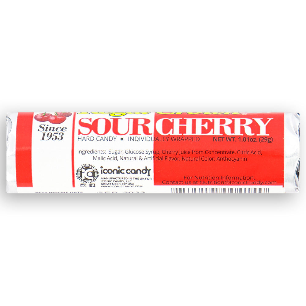 Regal Crown Sour Cherry Candy Rolls Back Ingredients
