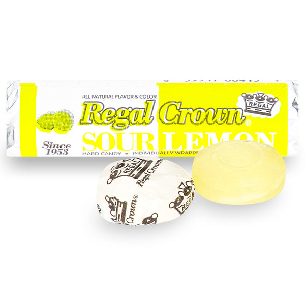 Regal Crown Sour Lemon Candy Rolls