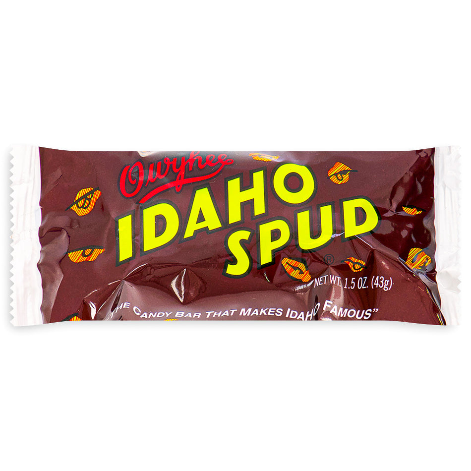Idaho Spud Candy Bar Front