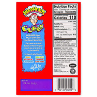 WarHeads Sour Chewy Cubes Theatre Pack 4oz Back