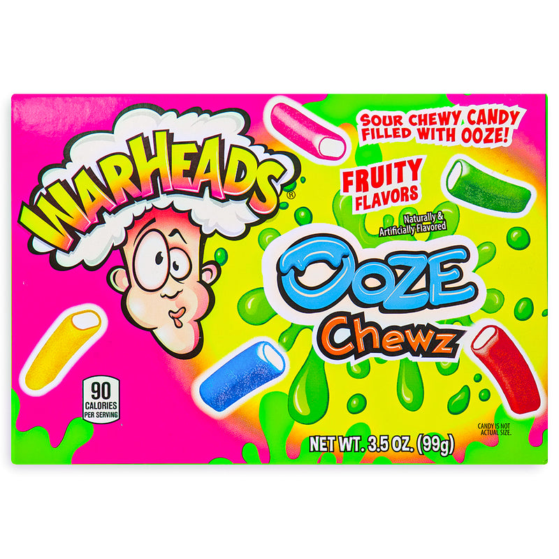 Warheads Ooze Chewz Theater Box 3.5oz Front
